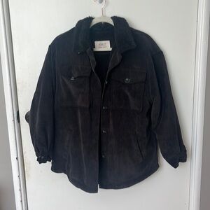 Workwear furry corduroy jacket